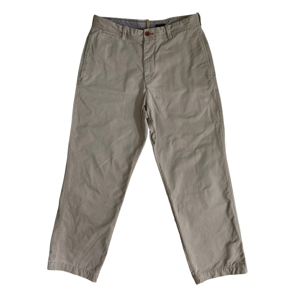 Timberland Earthkeepers Mens 32x30 Khaki Tan Cotton Chino Straight Leg Pants